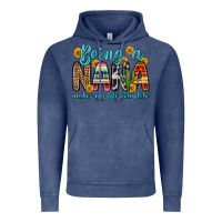 Vintage Denim being a nana makes my life complete Vintage Hoodie - Zillion Design Studio