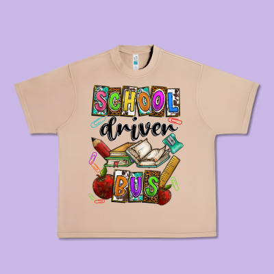 School Driver Bus Urban Heavy Tee Designed By Cowhidedigitalart
