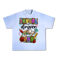 Grape Ice School driver bus Urban Heavy Tee - CowhideDigitalArt