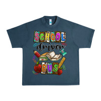 Midnight Navy School driver bus Urban Heavy Tee - CowhideDigitalArt