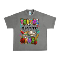 Tornado School driver bus Urban Heavy Tee - CowhideDigitalArt