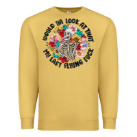 Antique Gold would ya look at that my last flying fuck Premium Sweatshirt - MaliasSmallBusiness