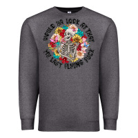 Charcoal Heather would ya look at that my last flying fuck Premium Sweatshirt - MaliasSmallBusiness