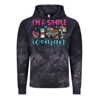 Cloud Black i'm a simple woman Vintage Hoodie - JahusDesignShop