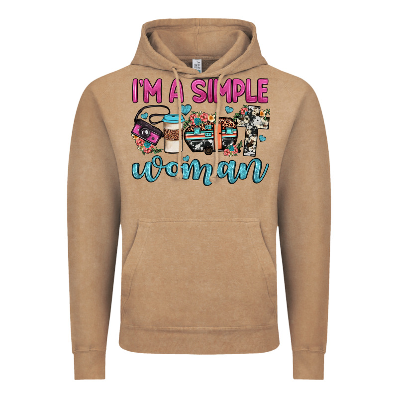 I'm A Simple Woman Vintage Hoodie by JahusDesignShop | Teevron