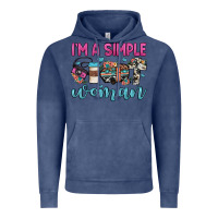 Vintage Denim i'm a simple woman Vintage Hoodie - JahusDesignShop