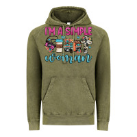 Vintage Olive i'm a simple woman Vintage Hoodie - JahusDesignShop