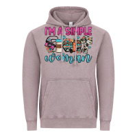 Vintage Zinc i'm a simple woman Vintage Hoodie - JahusDesignShop