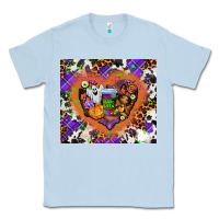 Dusty Blue halloween heart Classic Tee - AdoDesignShop