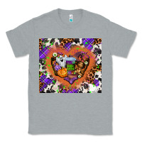 Heather Grey halloween heart Classic Tee - AdoDesignShop