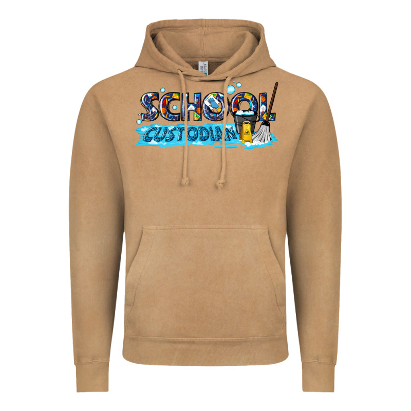 School Custodian Vintage Hoodie by texasbilliewilder | Teevron