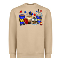 Mushroom police coffee cups Heavyweight Sweatshirt - Zillion Design Studio