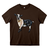 Chocolate Brown Tennessee Fainting Goat Heavy Core Tee - LillyAllenDesigns