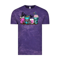 Cloud Purple motocross coffee cups Vintage Tee - Zillion Design Studio