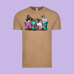 Motocross Coffee Cups Vintage Tee Designed By Zillion Design Studio