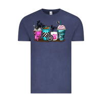Vintage Denim motocross coffee cups Vintage Tee - Zillion Design Studio