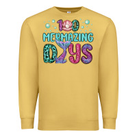 Antique Gold 100 mermazing days Premium Sweatshirt - MaliasSmallBusiness
