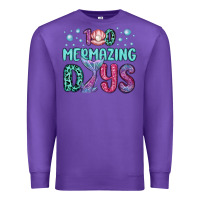 Purple 100 mermazing days Premium Sweatshirt - MaliasSmallBusiness