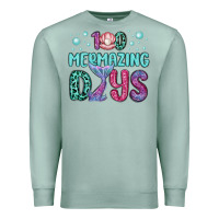 Seafoam 100 mermazing days Premium Sweatshirt - MaliasSmallBusiness