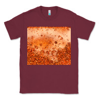 Burgundy orange glitter tumbler Classic Tee - JahusDesignShop
