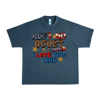 Midnight Navy Ain't no doubt i love this land 4th of july Urban Heavy Tee - CowGirlArtShop