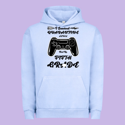 I Survived Quarantine Level Next Fifth Grade Urban Hoodie Designed By Bettercallsaul