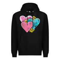 Black hearts Premium Hoodie - AdoDesignShop
