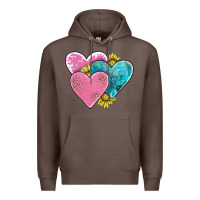 Coffee hearts Premium Hoodie - AdoDesignShop