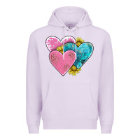 Lilac hearts Premium Hoodie - AdoDesignShop