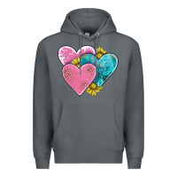 Rock hearts Premium Hoodie - AdoDesignShop
