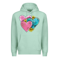 Seafoam hearts Premium Hoodie - AdoDesignShop
