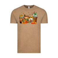 Vintage Coffee fall coffee cups Vintage Tee - Zillion Design Studio