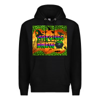 Black witches brew tumbler Premium Hoodie - BundleAndBundleShop