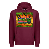 Burgundy witches brew tumbler Premium Hoodie - BundleAndBundleShop