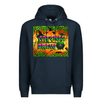 Navy witches brew tumbler Premium Hoodie - BundleAndBundleShop
