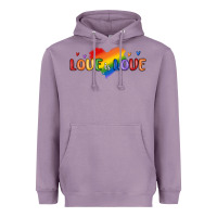 Lavender love is love lgbtq Heavyweight Hoodie - MaliasSmallBusiness