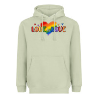 Matcha love is love lgbtq Heavyweight Hoodie - MaliasSmallBusiness
