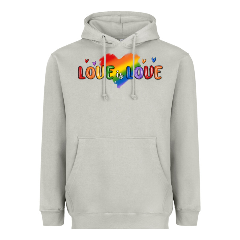 Love Is Love Lgbtq Heavyweight Hoodie by MaliasSmallBusiness | Teevron