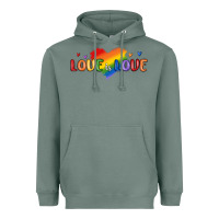 Sage love is love lgbtq Heavyweight Hoodie - MaliasSmallBusiness