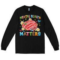 Black mental health matters Long Sleeve Tee - Artiststas