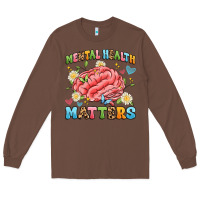 Chestnut mental health matters Long Sleeve Tee - Artiststas