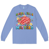 Colony Blue mental health matters Long Sleeve Tee - Artiststas