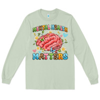 Matcha mental health matters Long Sleeve Tee - Artiststas