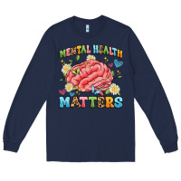 Navy mental health matters Long Sleeve Tee - Artiststas
