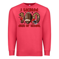 Cardinal i tackled 100 days of school Premium Sweatshirt - MaliasSmallBusiness