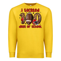 Lemon i tackled 100 days of school Premium Sweatshirt - MaliasSmallBusiness