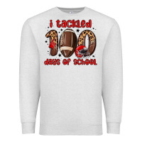 I Tackled 100 Days Of School Premium Sweatshirt | Teevron