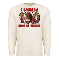 Sandshell i tackled 100 days of school Premium Sweatshirt - MaliasSmallBusiness
