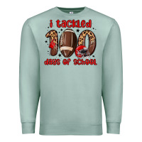 Seafoam i tackled 100 days of school Premium Sweatshirt - MaliasSmallBusiness