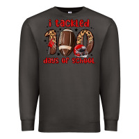 Smoke i tackled 100 days of school Premium Sweatshirt - MaliasSmallBusiness